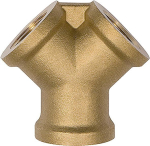 Verteiler 2-fach, Messing,IG G3/8",RIEGLER
