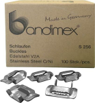 Schlaufen 1/2",V2A-Edelstahl,,Pack a 100 Stück - Bandimex