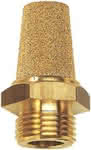 Sinterbonce-Schalldämpfer,Messing, AG G1/2",,SW 23 - RIEGLER