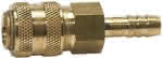 Schnellverschlusskupplung,NW 5, Messing,,connect-line, Tülle 4mm - RIEGLER