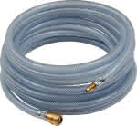 Schlauch-Set PVC mit,Kupplung u Stecker NW7,2,transparent 6x3mm 20m - RIEGLER