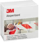 Absperrband,70mm x 100m rot-weiß 3M