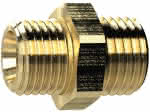 Doppelnippel, Messing,AG M5 x G1/4",,SW 17mm - RIEGLER