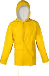 Jacke, PU-Stretch, Gr. 3/,58-60, gelb,ASATEX