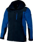Softshell-Jacke JANNIK,royalblau-schwarz M,FHB