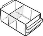 Ersatzschublade Typ150-2 B91xT154xH64 mm transparent