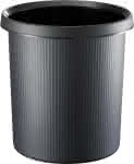 Papierkorb 18 l,320 mm schwarz,helit