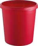 Papierkorb 30 l,405 mm rot,helit
