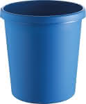 Papierkorb 30 l,405 mm blau,helit