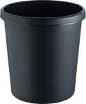 Papierkorb 30 l,405 mm schwarz,helit