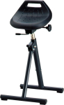 Bimos Stehhilfe 9452-2000,Integralschaum schwarz,Sitzhöhe 650-850 mm - mit Gleiter