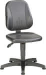Bimos Arbeitsstuhl,9650-0551 Unitec 1,Sitzhöhe 440-620 mm - mit Gleiter, Kunstleder