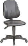 Bimos Arbeitsstuhl,9653-0551 Unitec 2,Sitzhöhe 440-620 mm - mit Rollen, Kunstleder