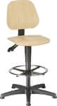 Bimos Arbeitsstuhl,9651-3000 Unitec 3,Sitzhöhe 580-850 mm - mit Gleiter, Holz