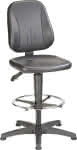 Bimos Arbeitsstuhl,9651-0551 Unitec 3,Sitzhöhe 580-850 mm - mit Gleiter, Kunstleder
