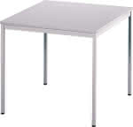 Tisch 80 x 80 lichtgrau