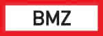 Brandschutzschild Folie,B297xH105 mm,Brandmeldezentrale - langnachleuchtend