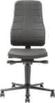 Bimos Arbeitsstuhl,9643-2000 All-In-One 2,Sitzhöhe 450-600 mm - mit Rollen, PU schwarz