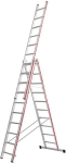 Mehrzweckleiter 3-teilig,3x10 Sprossen AH 7,44m,HYMER