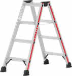 Stufenstehleiter beids,2x4 Stufen AH 1,92m,HYMER