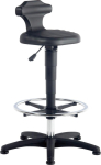 Bimos Sitz-Steh-Stuhl,9419-2000 Flex 3,Sitzhöhe 510-780 mm - mit Gleiter /Fußring