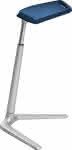 Bimos Stehhilfe Fin,Sitz PU-Schaum blau,Sitzhöhe 620-850 mm