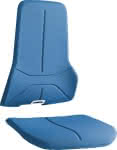 Polsterelement,Supertec blau,für Arbeitsstuhl Neon