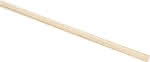 Holzbesenstiel 24 mm,120 cm, Rundkopf