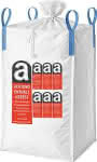 Big Bag 90x90x110cm,,SWL 1.000 kg, SF 5:1,,Warndruck Asbest
