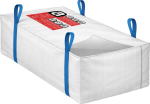 Big Bag 260x125x30cm,,SWL 1.500 kg, SF 5:1,,Warndruck Asbest