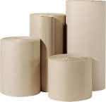 Rollenwellpa. 1-wellig,,1200mm breitx70lfm 80g/qm