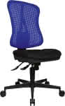 Drehstuhl Head Point SY,schwarz/blau,Netzr.