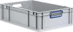 EuroBox 617,600x400x170mm,Griffe offen,grau/blau,BxTxH 600x400x170 - allit