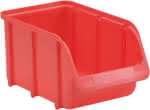 Sichtlagerkasten Gr.3,BxTxH 146x242x127 mm,rot