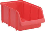 Sichtlagerkasten Gr.4,BxTxH 207x332x155 mm,rot