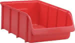 Sichtlagerkasten Gr.5,BxTxH 312x489x184 mm,rot