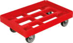 Transportroller,B410xT610 mm,rot - Traglast 300kg