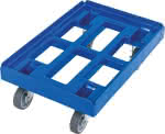 Transportroller,B410xT610 mm,blau - Traglast 300kg