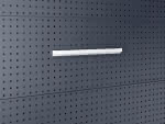 Präsentationsschiene,B500xT10xH50 mm A4 hoch,für Lochplatten - für Lochplatten