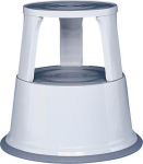 Rollhocker Metall,lichtgrau