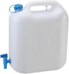 Wasserkanister 22 l,HD-PE natur,B415xT190xH440 mm - mit Ablasshahn