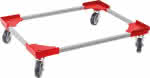 Transportroller,610 x 810mm rot
