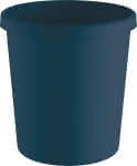 Papierkorb 18 l blau,331mm recycling K-Stoff