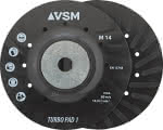 Stützteller TURBO PAD 1,gerippt M14 125mm,VSM