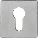 HOPPE,Schlüsselrosettenpaar,E848NS eckig PZ 2mm TS