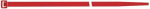 Kabelbinder Nylon rot,280x4,5mm a100Stück,SapiSelco