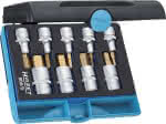 Schraubendrehereinsatz-,Satz 1/2" Innensechskant,5-19mm 9-teilig - Hazet