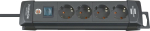 Steckdosenleiste 4-fach,H05VV-F3G1,5 1,8m,Premium-Line - Brennenstuhl