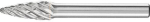 Frässtift HM,Rundbogenform 0820,STEEL 6mm 8x20mm - Pferd