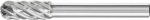 Frässtift HM,Walzenrundform 0820,STEEL 6mm 8x20mm - Pferd